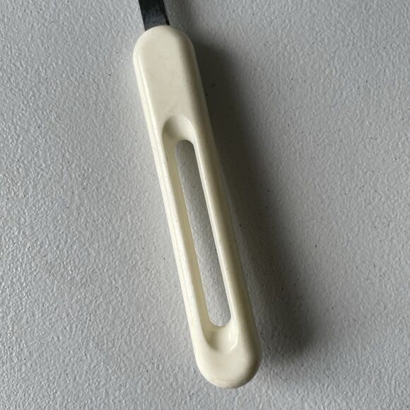 Vintage Bonny USA Nylon Soup Spoon Ladle Brown Ivory Kitchen Cookwear - Picture 6 of 9